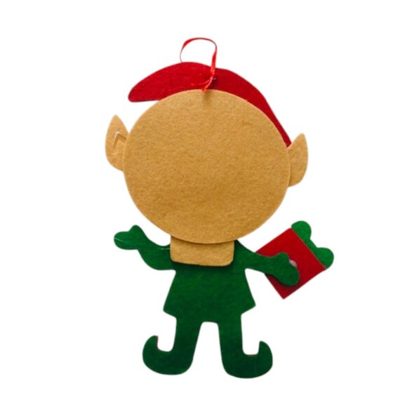 Hand Made Christmas Photo Frame Character Ornaments Set of 3 - Picture 7 of 7